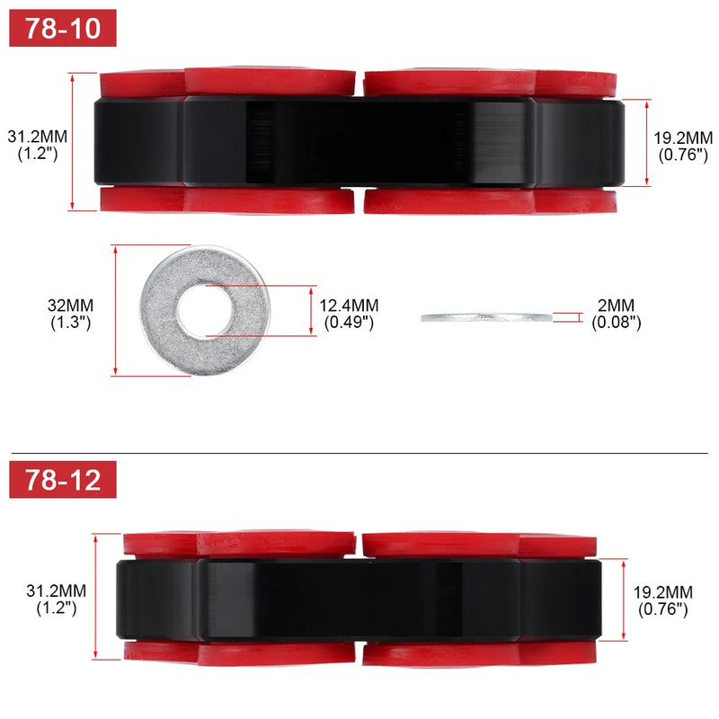 Disco flexível do eixo de transmissão LK=78mm/12mm ou LK=78mm/10mm para BMW E30 E36 E39 E46 JR-FDP01/02
