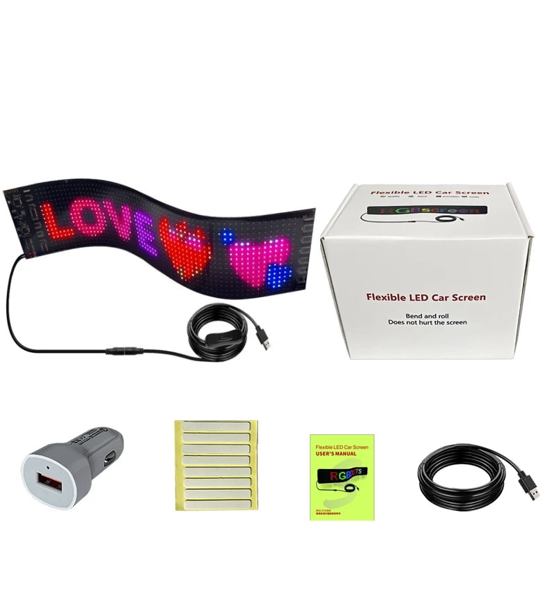 Display LED Flexível Programável para Exterior Personalizado