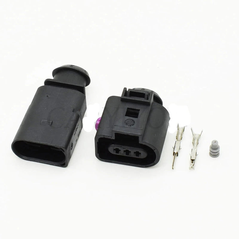 conector de fio elétrico à prova d'água  1 conjunto de 3 pinos.