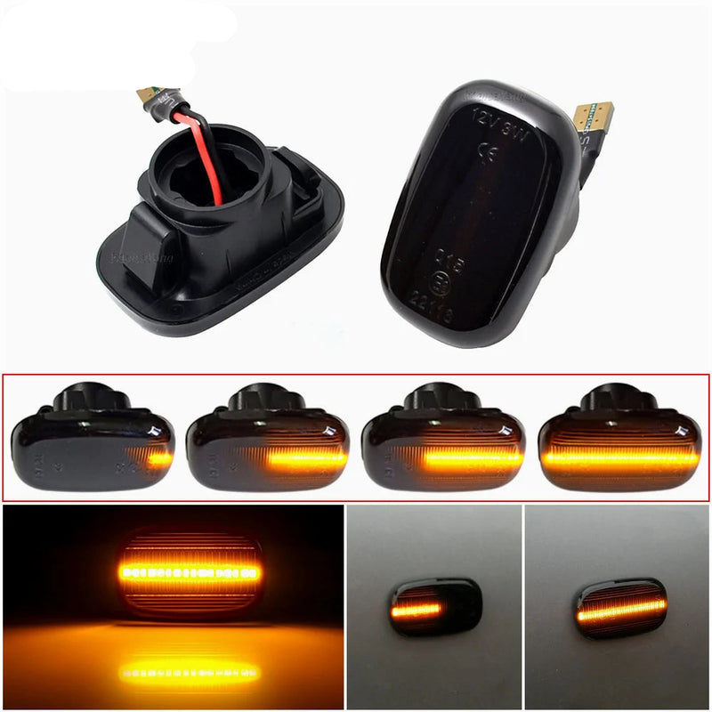 Pisca Led Lateral Sequencial Toyota Corolla E10/E11/E12 Yaris Verso Hilux Surf N21 RX