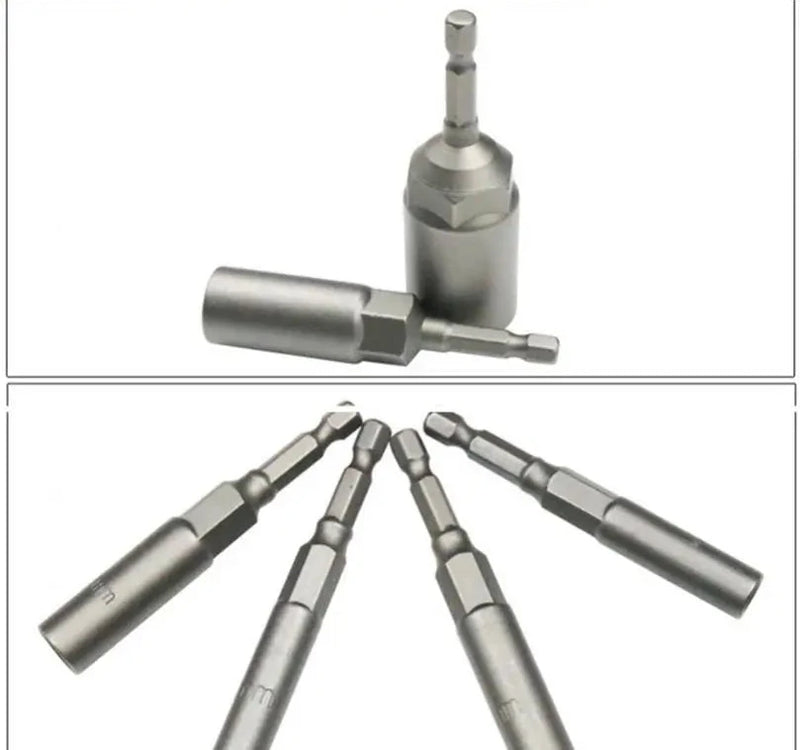 Conjunto de soquetes para parafusadeira elétrica.