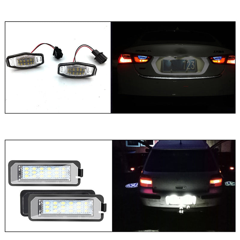 Lampada Led para Placas 2Pcs 12V 6500K VW Golf MK4 MK5 MK6 Passat Polo